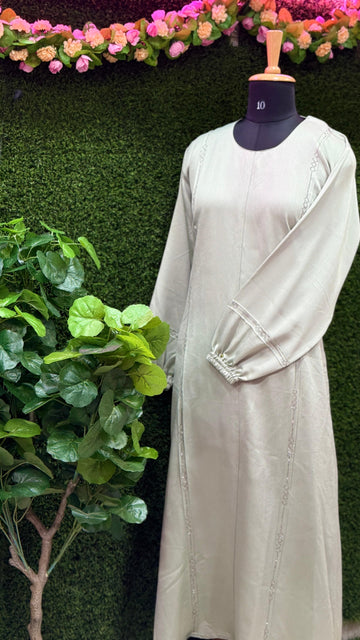 SIMPLE AND ELEGANT ABAYA | size - 50 | TIKTOK FABRIC