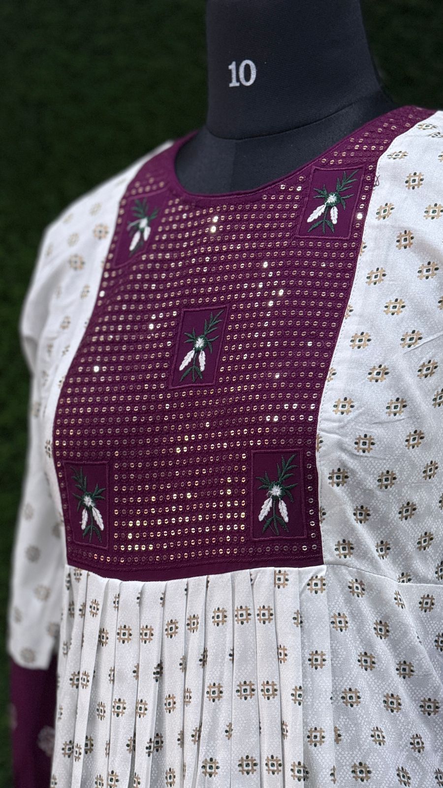 Effortless Ethnic Style: Purple Premium Kurti