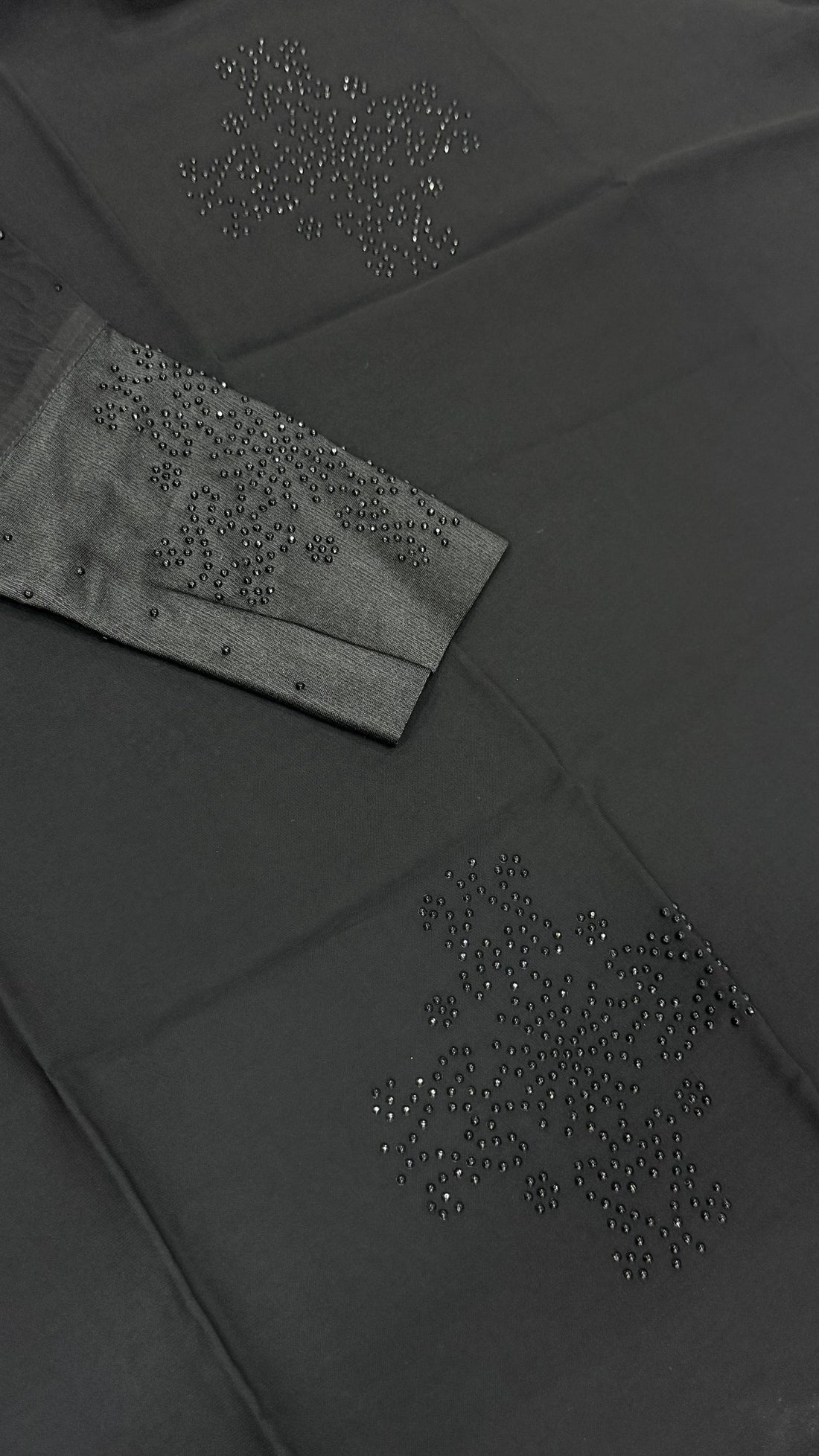 Kids Black stone Abaya| Firdous Fabric| Sizes 30–50