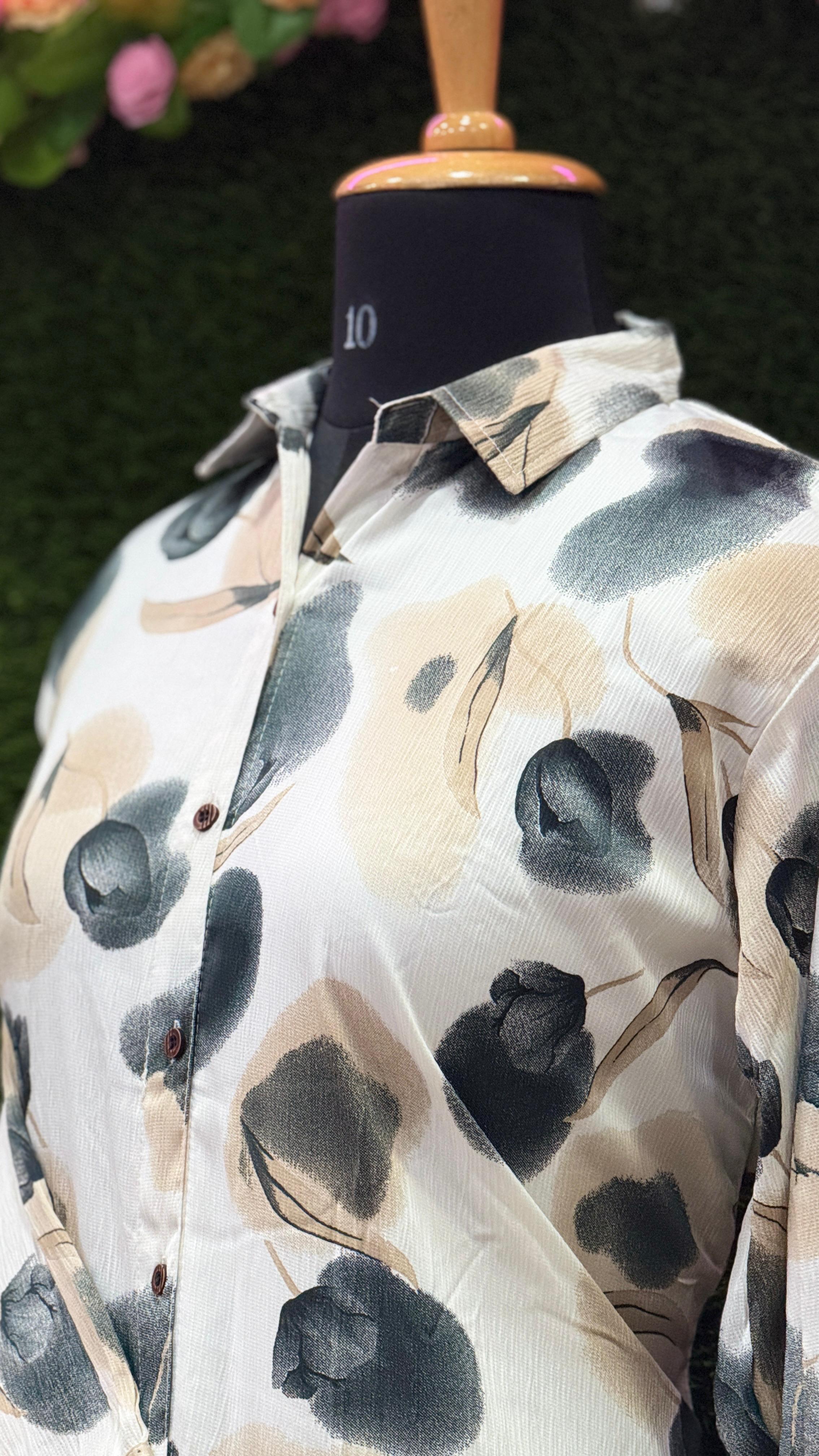 Floral design Kurti | Size xxxl | Feeding friendly