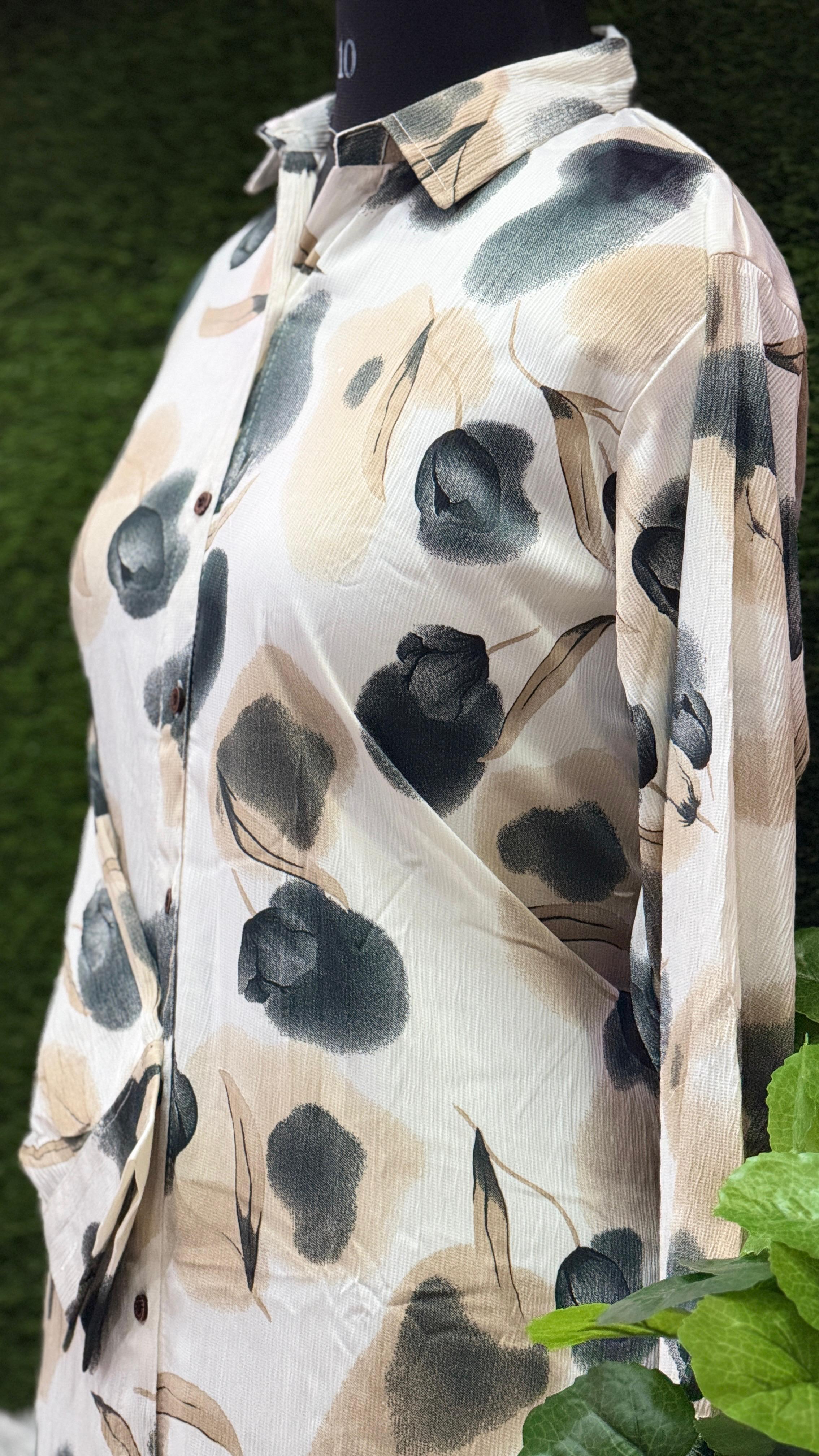 Floral design Kurti | Size xxxl | Feeding friendly