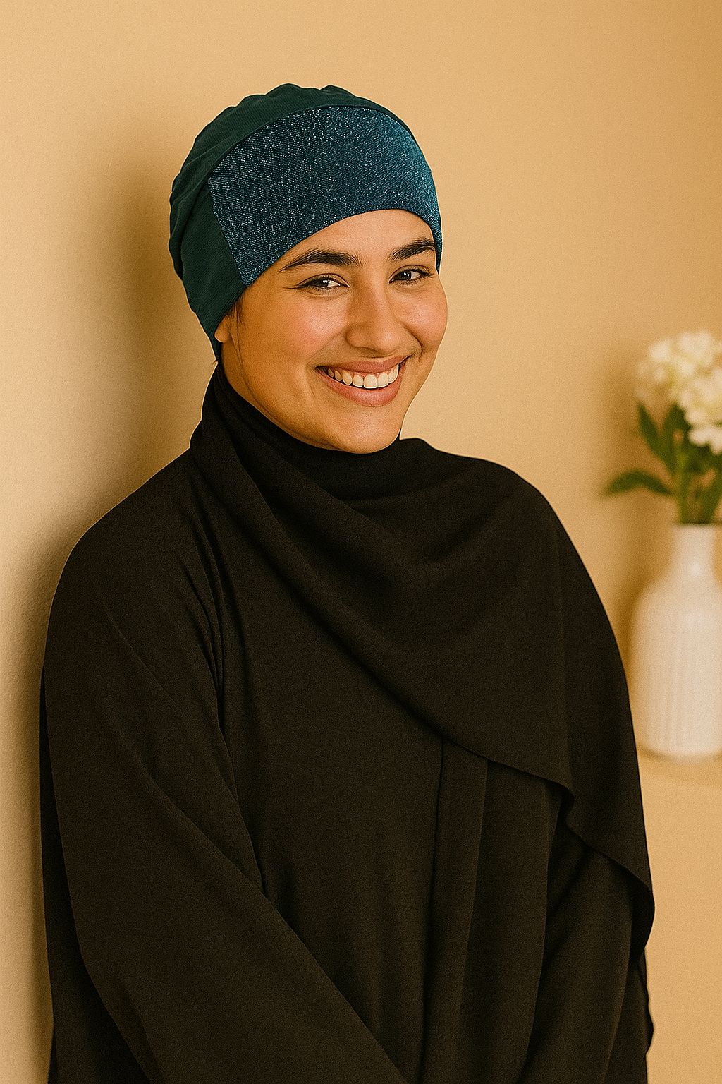 Shimmer Inner Cap – Elegant & Stretchable Innercap for Hijab | 3 Colors Available