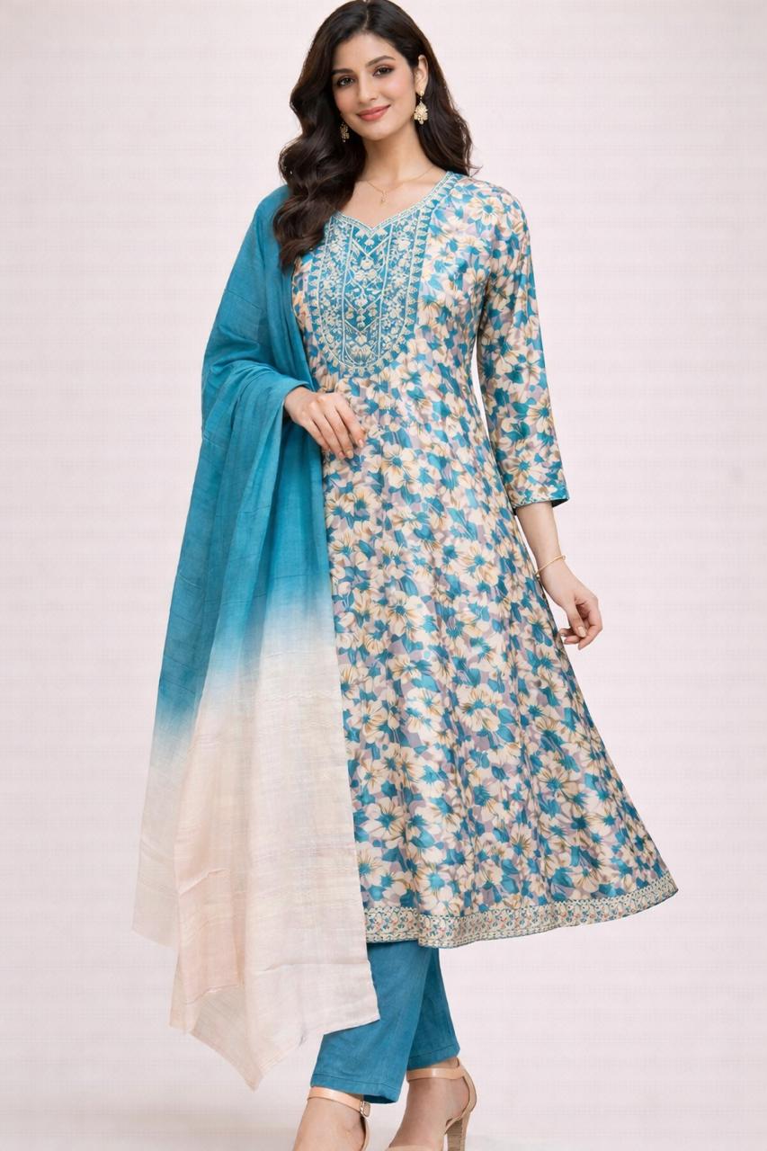 Elegant Umbrella Style Chudithar Set| Size M