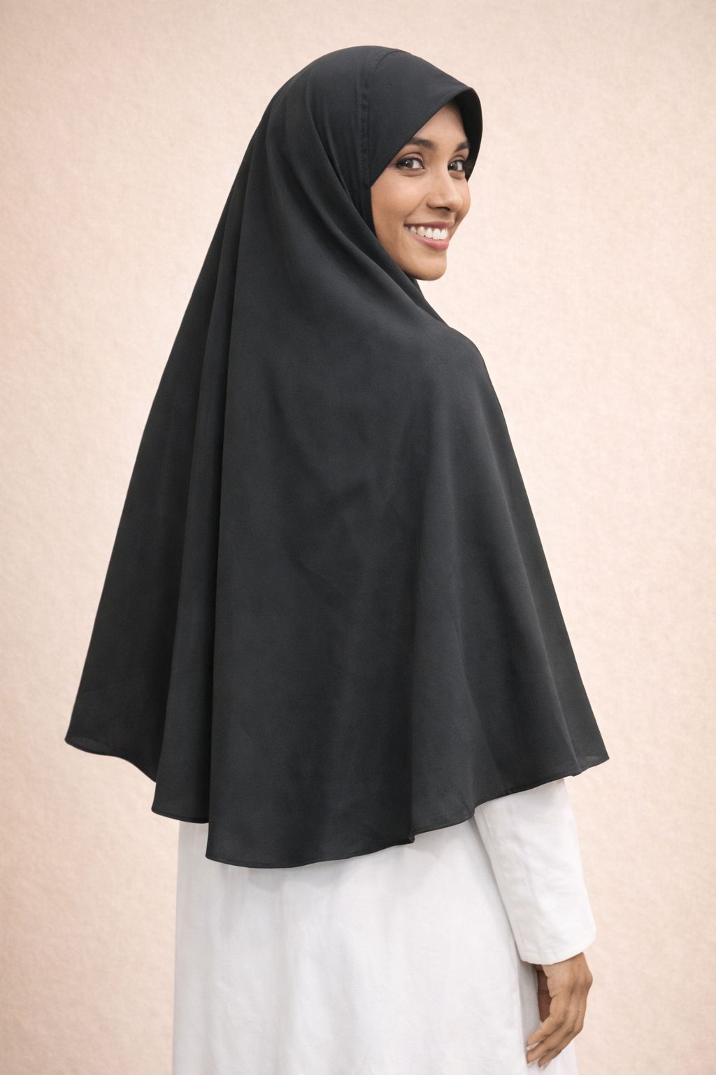 Easy Wear Khimar Ready to Wear Hijab – Small Size | Firdous Fabric | Lightweight Modest Hijab