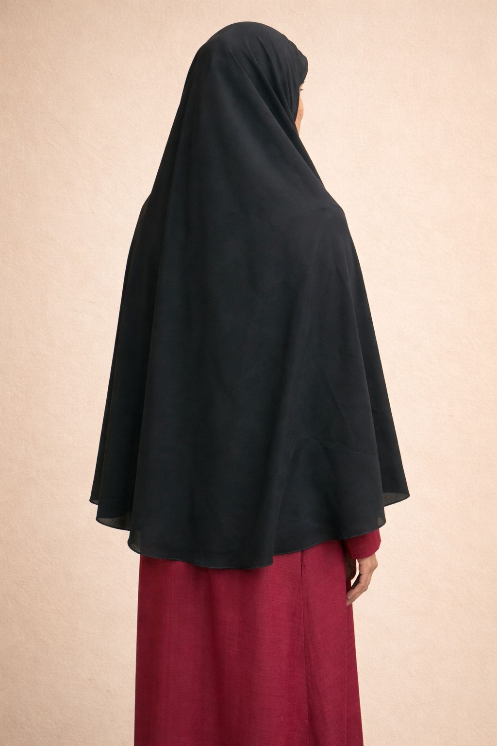 Khimar Style Ready to Wear Hijab – Big Size | Firdous Fabric | Full Coverage Modest Hijab