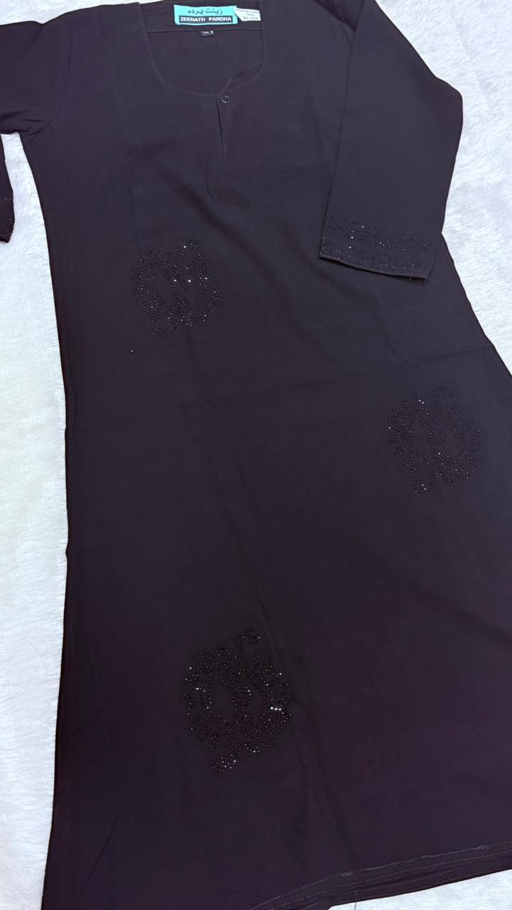 Kids Black Abaya – Size 38