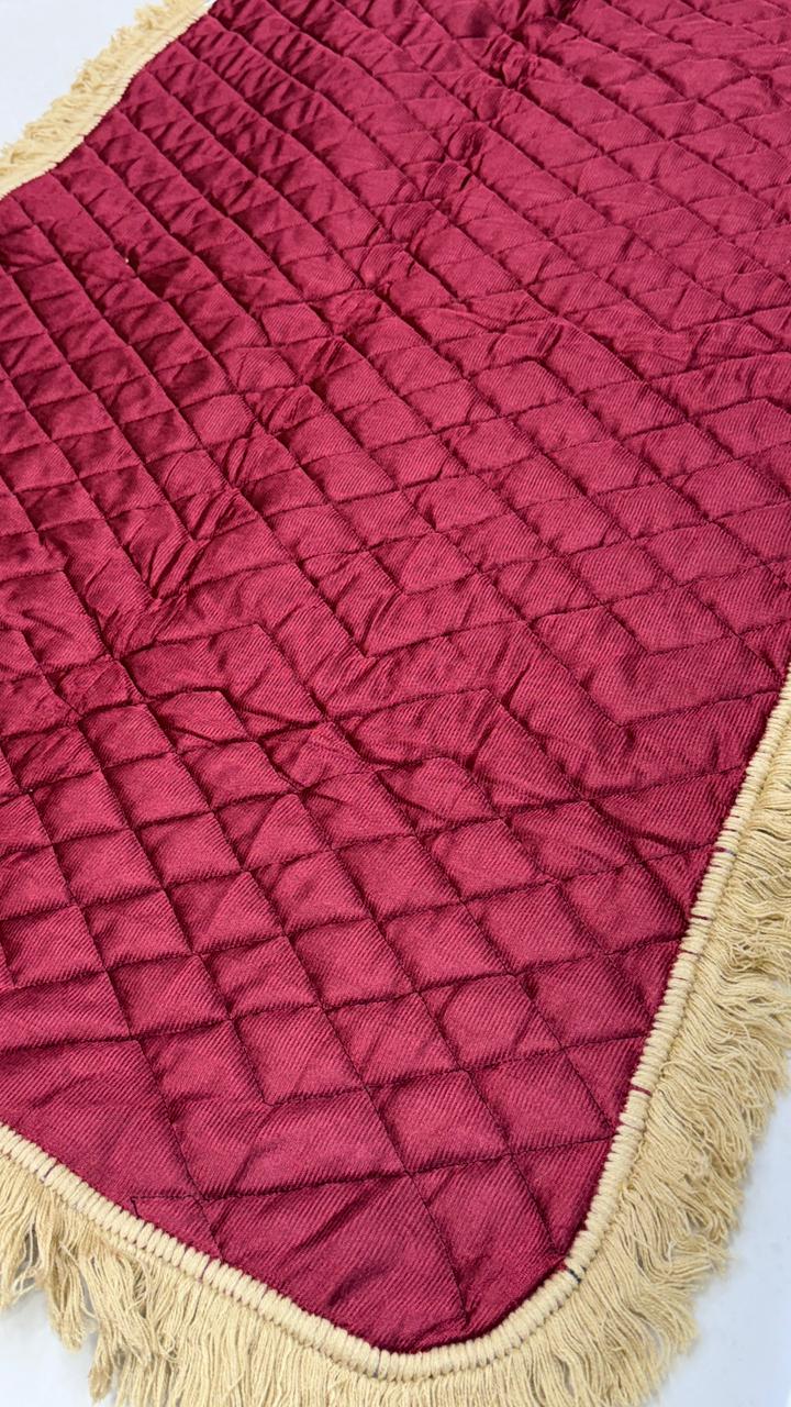 Luxury Velvet Musallah Prayer Mat – Soft & Comfortable for Daily Salah