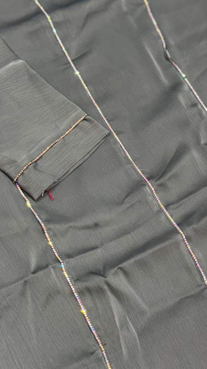 A-Line Kids Black Abaya for Girls