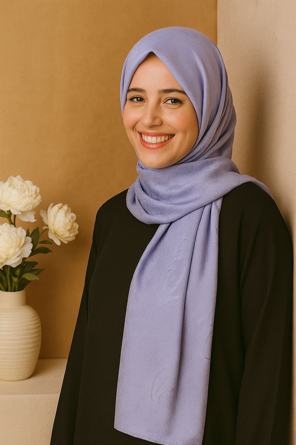 Premium Soft Chiffon Hijab Scarf – Lavender