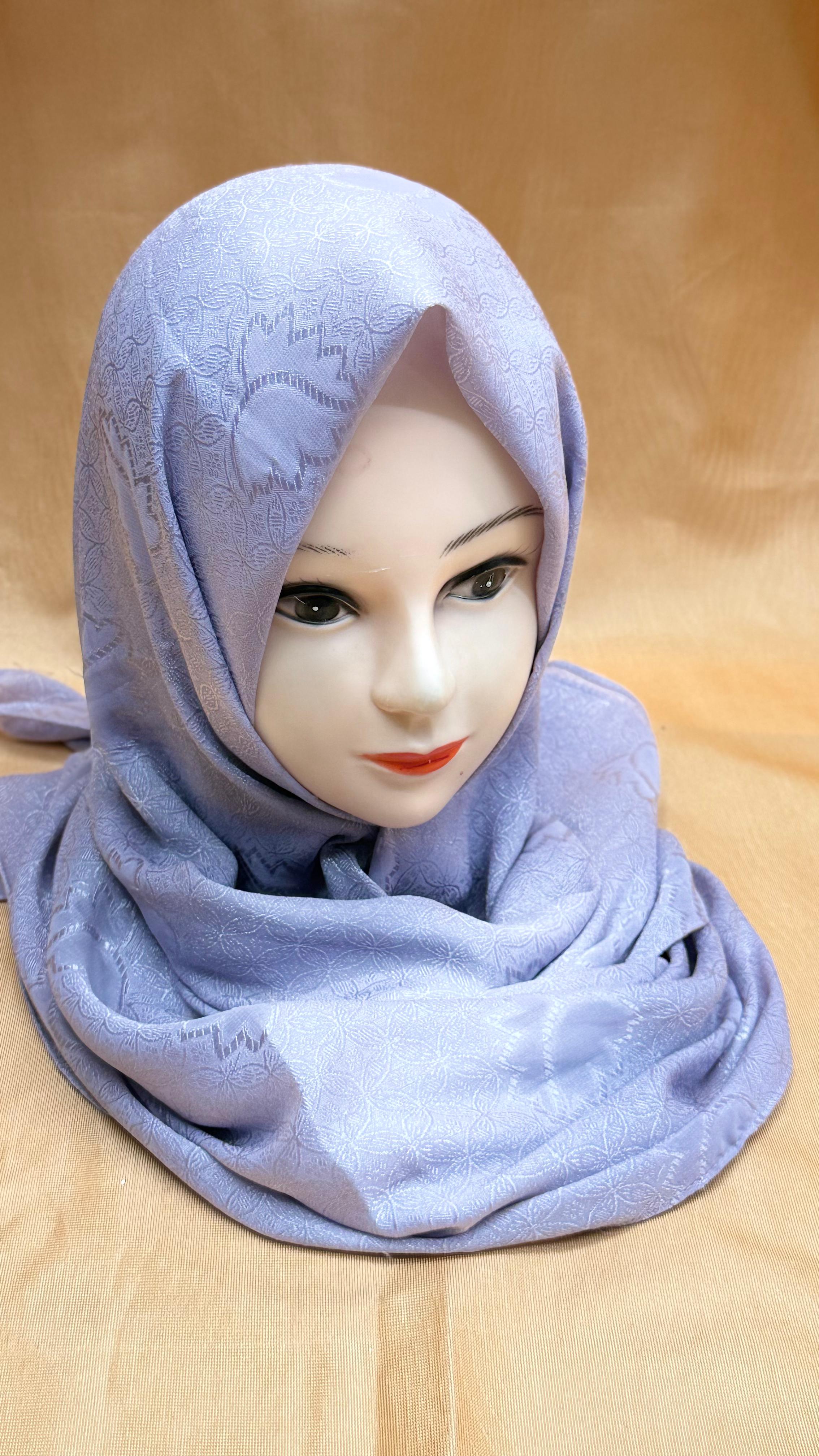 Premium Soft Chiffon Hijab Scarf – Lavender